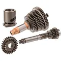 SET Getriebe 4-Gang kpl. mit Schaltwalze (Losrad - 44, 40, 36, 34 Z / Festrad -10, 16, 19, 22 Z) - f. Simson -Motor M500