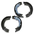 4x Bremsbacken Satz Bremsbacken Ø200x32 Trommelbremse hinten,