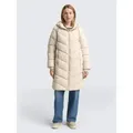 TOM TAILOR Steppmantel Jacken Puffer-Mantel mit Kapuze beige XL (42)