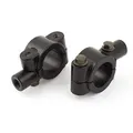 sourcing map 2 Stück 8 mm Motorrad Lenker Halterung Halter Klemme, Aluminium de