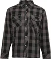 Bores Lumberjack Jacke Hemd in Holzfäller Optik Grey/Black-M