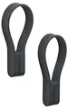 Zone Denmark Loop Handtuchklammern, Handtuchaufhänger, Magnetische Handtuchclips, Klammern/Clips für Handtücher und Geschirrtücher, 9 cm, 2 Stück, Schwarz