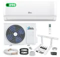 Kältebringer Split-Klimagerät R290 Split Klimaanlage Komplett Set - 12000 BTU - Kühlen & Heizen, 3,4 kW, WiFi/App Funktion, inkl. Montagematerial, sehr leise