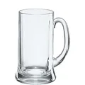 Borgonovo 12003620 Icon Bierseidel, Bierkrug, Bierglas, 385ml, mit Füllstrich bei 0.3l, Glas, transparent, 6 Stück