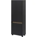 SCHILDMEYER Hochschrank "Cosmo", BxHxT: 57 x 164,5 x 33 cm - schwarz