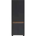 MÖBELPARTNER Badschrank Cosmo 701515 anthrazit 56,9 x 33,0 x 164,5 cm