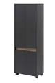 Schildmeyer Hochschrank 701515 Cosmo, 57 x 164,5 x 33 cm (BxHxT), anthrazit