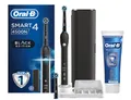 Oral-B Elektrische Zahnbürste, wiederaufladbar, Smart4 4500 CrossAction, Schwarz