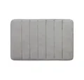 Feridras Badematte Badematte Grau 40 x 60 cm besonders weich und rutschfest, Baumwolle