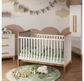 VitaliSpa® Babymöbel-Set Malia, Weiß/Eiche/Eiche, 4er Set, (5-tlg., 5-er Set)
