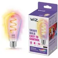 WiZ Filament-Lampe, transparent, 40 W ST64 E27, Intelligentes Leuchtmittel, Wi-Fi/Bluetooth, Transparent, Wi-Fi 4 (802.11n), 802.11b, 802.11g, LED,...