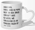 Papa Tochter Tasse Vater Geschenk Geburtstag Vatertag Kaffeetasse Männer