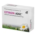 CETIRIZIN ADGC Filmtabletten Inhalt: 100 St