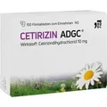CETIRIZIN ADGC Filmtabletten 100 St. PZN 02663704