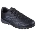 Skechers SKX 1 Gold Astro Turf Herren-Fußballschuhe, schwarz/silberfarben, 44 EU