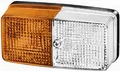 HELLA Blinkerleuchte Rechts Links Halogen 24V 12V Weiß/Gelb (2BE 003 347-001)