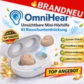 OmniHear™ Hörgerät Unsichtbare Hörhilfe Mini Hörverstärker mit Rauschfilter & KI