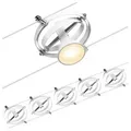 CorDuo Seilsystem Cardan Basisset GU5,3 max. 5x10W 230/12V Weiß matt Chrom