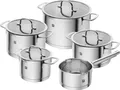 ZWILLING Topf-Set TrueFlow Edelstahl (Set, 5-tlg), 18/10 Edelstahl, B ware