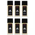 (1L/75,53€) 6 x 75 ml Adidas Active Bodies Deo Herren Pflege D/S