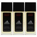 Adidas Active Bodies 3 x 75 ml Deodorant Natural Spray Set