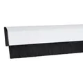 tesa Moll COMFORT Türdichtschiene, weiß, 40 mm x 1 m Tür-Dichtung aus lackiertem Aluminium, alterungsbeständig (05405-00100-00)