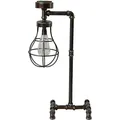 Solar Stehlampe aus Gusseisen im Rohr Design - Vintage