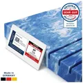 AM Qualitätsmatratzen, Topper 7-Zonen Memory Foam Gelschaum-Topper, Optimale Druckentlastung, RG50, 8 cm hoch, Gelschaum, 140x200 cm weiß 140 cm x 200 cm x 8 cm