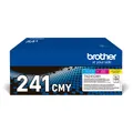 Brother Original TN-241 Toner - 3er Multipack (TN241CMY)