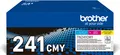 Brother TN241CMY - 3er-Pack - Gelb, Cyan, Magenta - original - Tonerpatrone - für Brother DCP-9015, DCP-9020, HL-3140, HL-3150, HL-3170, MFC-9140, MFC-9330, MFC-9340