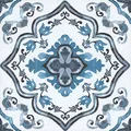 FloorPops FP3932 Marrakesch Bodenfliesen, Blau