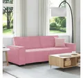 vidaXL Sofa, 3-Sitzer-Sofa Rosa 180 cm Samt
