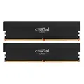 Crucial Pro OC Schwarz 64GB Kit (2x32GB) DDR5-6000 CL40 UDIMM Gaming-Arbeitsspei