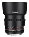Rokinon Cine DS 85 mm T1.5 AS IF UMC Full Frame Cine Objektiv für Canon EF, Sony E, schwarz, Full-Size