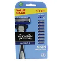 Wilkinson Nassrasierer Sword Hydro 3 Skin Protection 1 Rasierer + 9 Rasierklingen 9 Stück