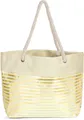 styleBREAKER Strandtasche Strandtasche mit metallic Streifen (1-tlg)