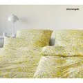 Elegante Mako-Satin Bettwäsche Mimosa - 135x200 cm + 80x80 cm	zitronengelb