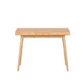 AD.CON Schreibtisch mit 3 Schubladen aus Bambus Arbeitstisch für Büro Home Office oder Arbeitszimmer 100x50x75cm Natural
