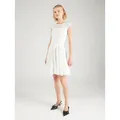 SWING Cocktailkleid (1-tlg) Pailletten weiß 36