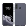 kwmobile Handyhülle für Huawei P30 Lite Hülle - TPU Case - Kabelloses Laden - Schutzhülle Cover in Blaugrau