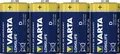 4 x  Varta Longlife D Mono 4120 Alkaline Batterien in 4er Folie