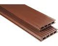 Konsta WPC Terrassendiele Primera Hohlkammerprofil braun glatt 3000 x 145 x 26 m