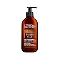 L'Oréal Men Expert Bartshampoo für Männer für Bart, Gesicht und Haar, Barber Club 3-in-1 Bartshampoo mit Zedernholzöl für die tägliche Bartpflege, 1 x 200 ml