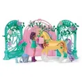 Unicorn Academy - Small Doll Ava & Leaf Stall Spielset