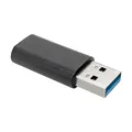 Eaton Tripp Lite USB 3.2 Adapter Konverter USB-C auf USB-A, Buchse auf Stecker, 10 Gbit/s Datenübertragung, 900 mA Ausgangsleistung, abwärtskompatibel mit früheren USB-Generationen, 3 Jahre Garantie