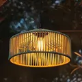 New Garden CALABARDINA PENDELLEUCHTE MIT KABEL und E27 Fassung Durchmesser: 30 cm, IP44 Sanftes Grün
