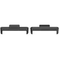 Für Huawei Watch Fit 3 1 Paar 20mm Watch Band Verbindungsstück Adapter - Schwarz