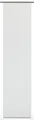 Gardinia Flächenvorhang Stoff waschbar 123 Uni weiß 60 x 245 cm