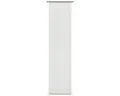 Schiebegardine uni weiß 60x245 cm kürzbar
