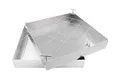Schachtabdeckung Edelstahl SAP-30/10E Schachtdeckel auspflasterbar 300x300 befliesbar bepflanzbar befüllbar wasserdicht Höhe 100mm …